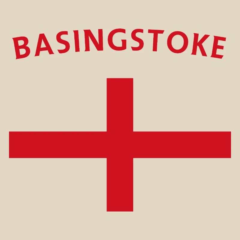 Basingstoke Emblem Retro Abzeichen