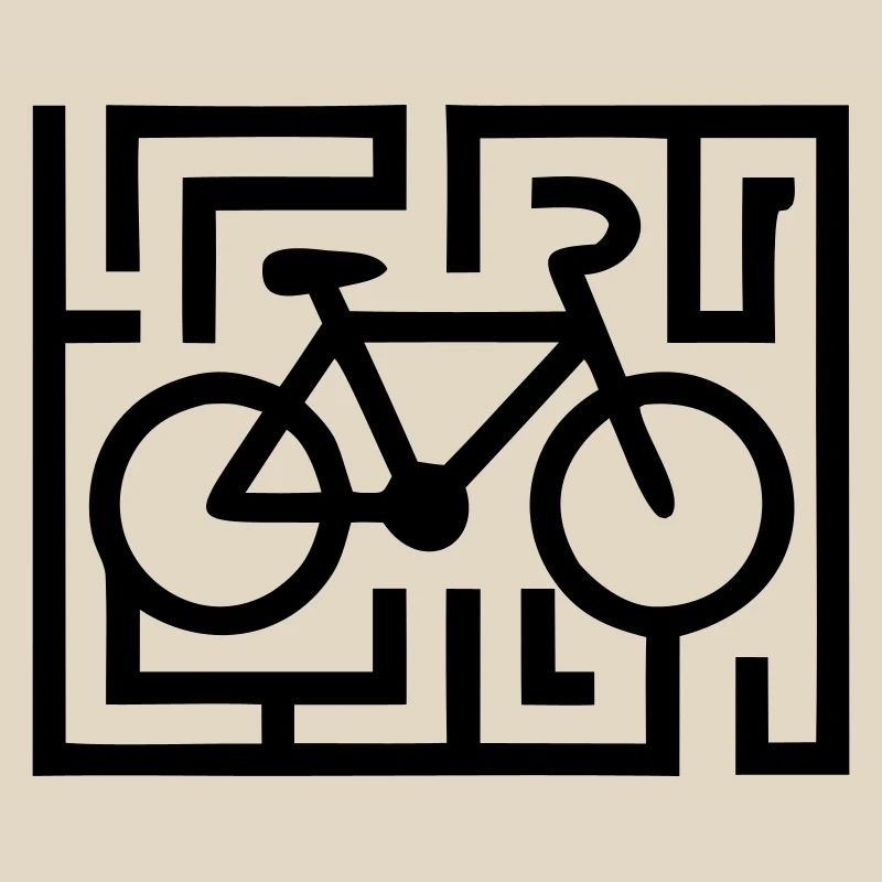 Puzzles difficiles dans le labyrinthe vélo