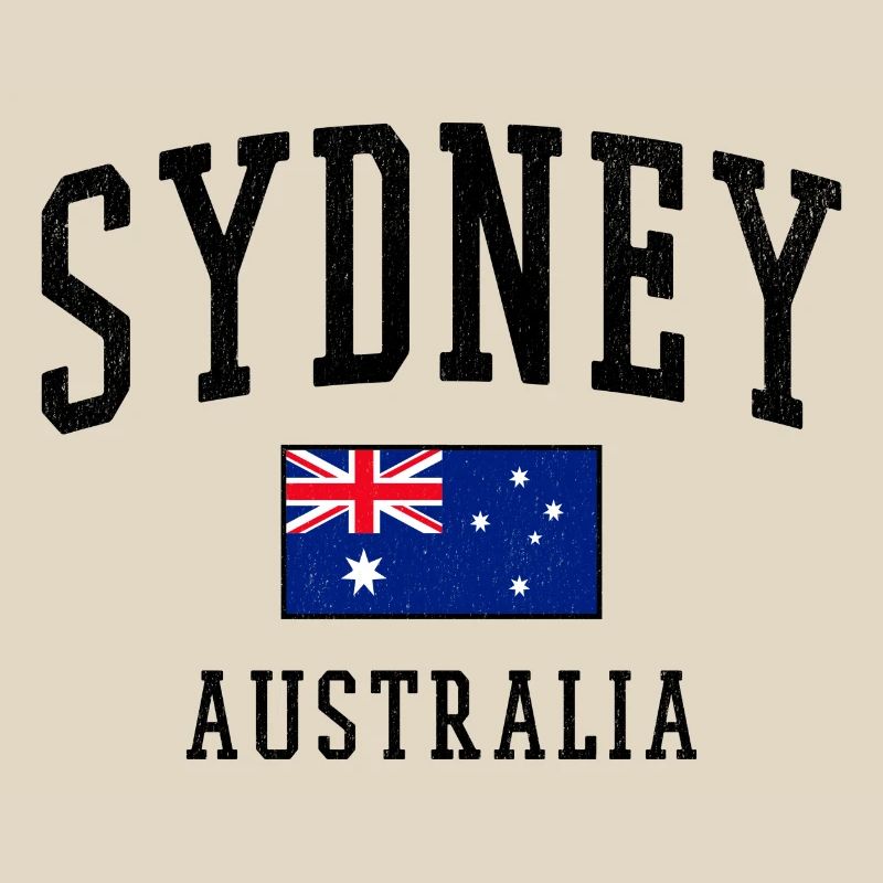 Sydney Australie Drapeau Conception des villes