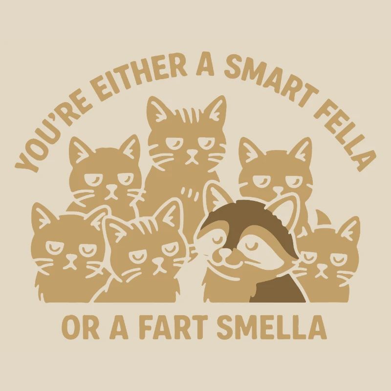 Du bist entweder ein schlauer Kerl oder ein Furzgeruch Meme