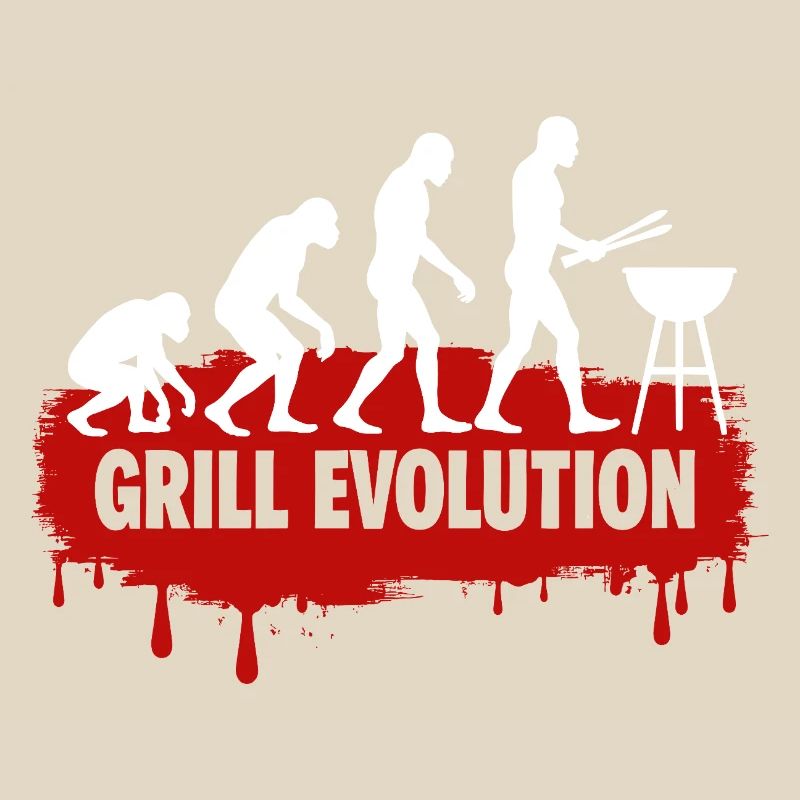 Grill Evolution Funny Grill Master Saying
