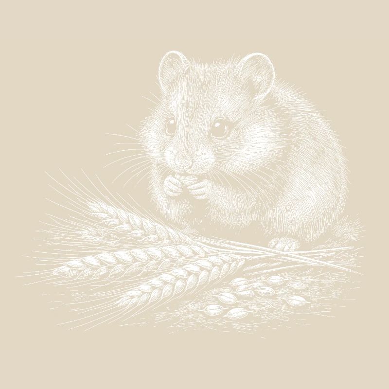 Des hamsters dans le feuillage