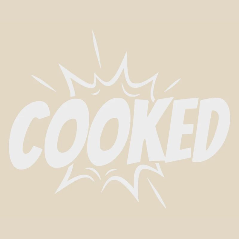 Cooked Explosive Comic Style