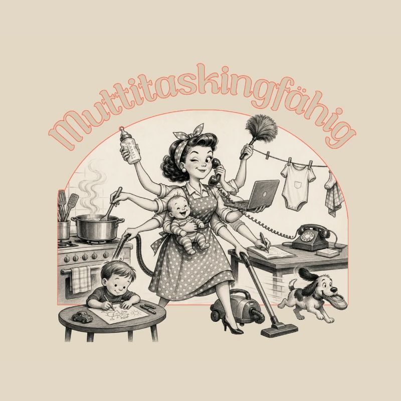 Multitasking? Nein. Muttitasking - Chaos? Läuft!
