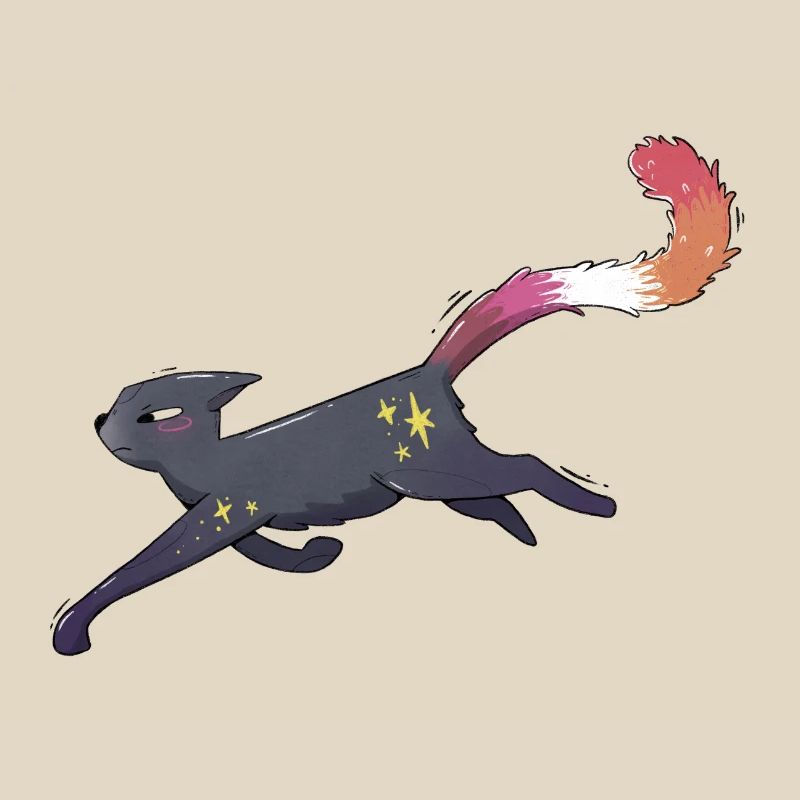 Fierté lesbienne chatte mignonne