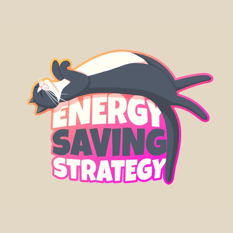 Energy Saving Strategy Cat
