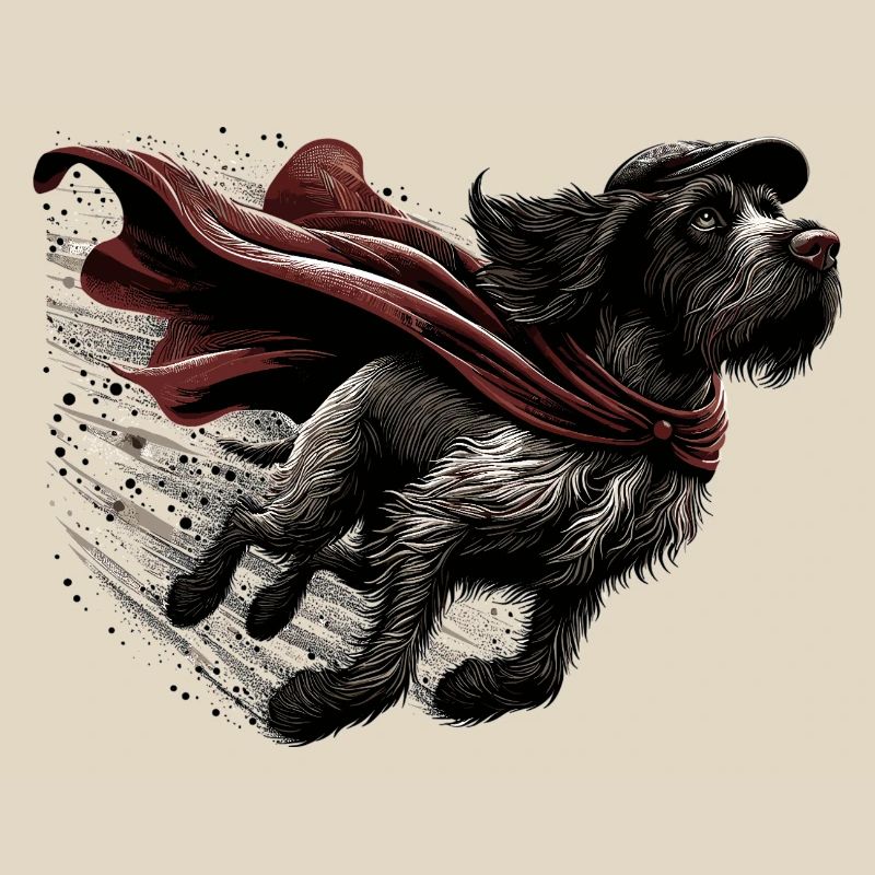 Super Dog German Wirehaired DD Pointer Gift