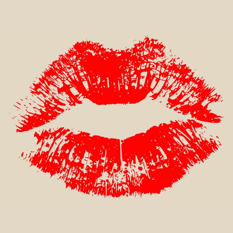 Kissable Lips Lipstick Lipprint Impression Lips