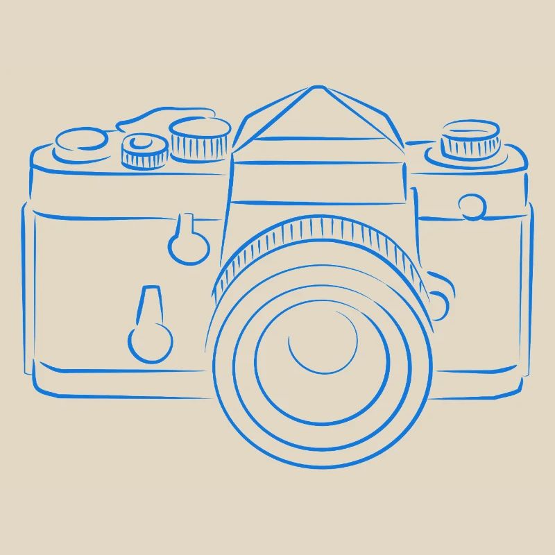 Camera blue