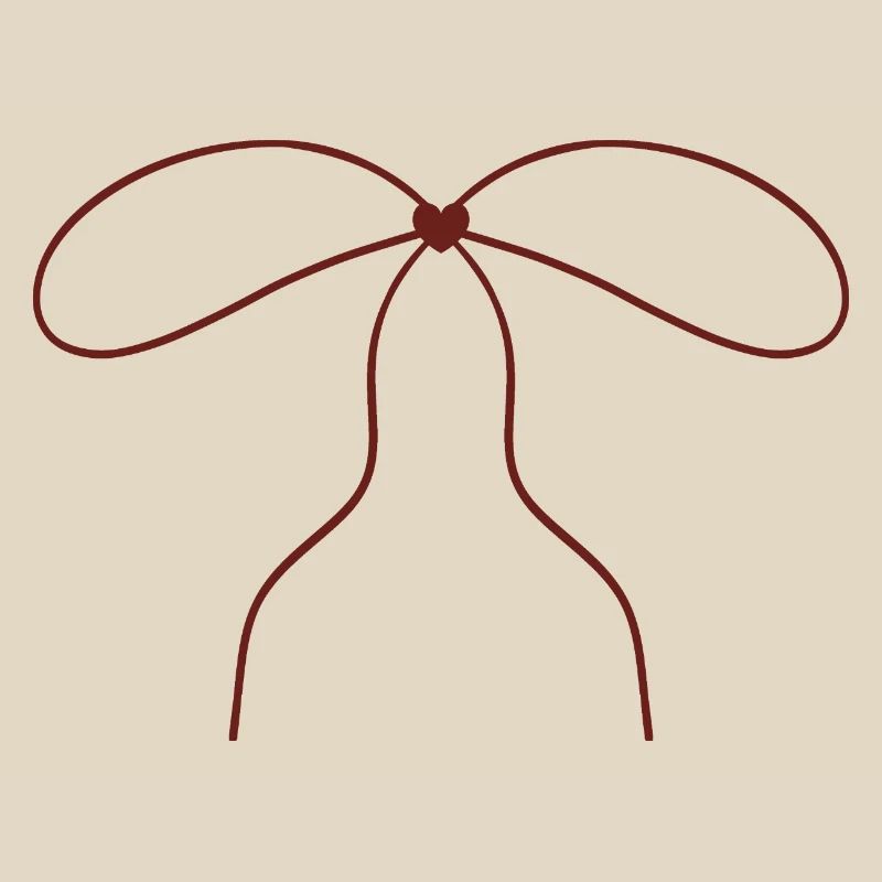 Continuous Bow Line Art