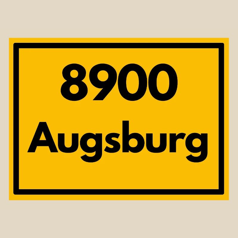 OLD POSTCODE POSTCODE RETRO 8900 AUGSBURG