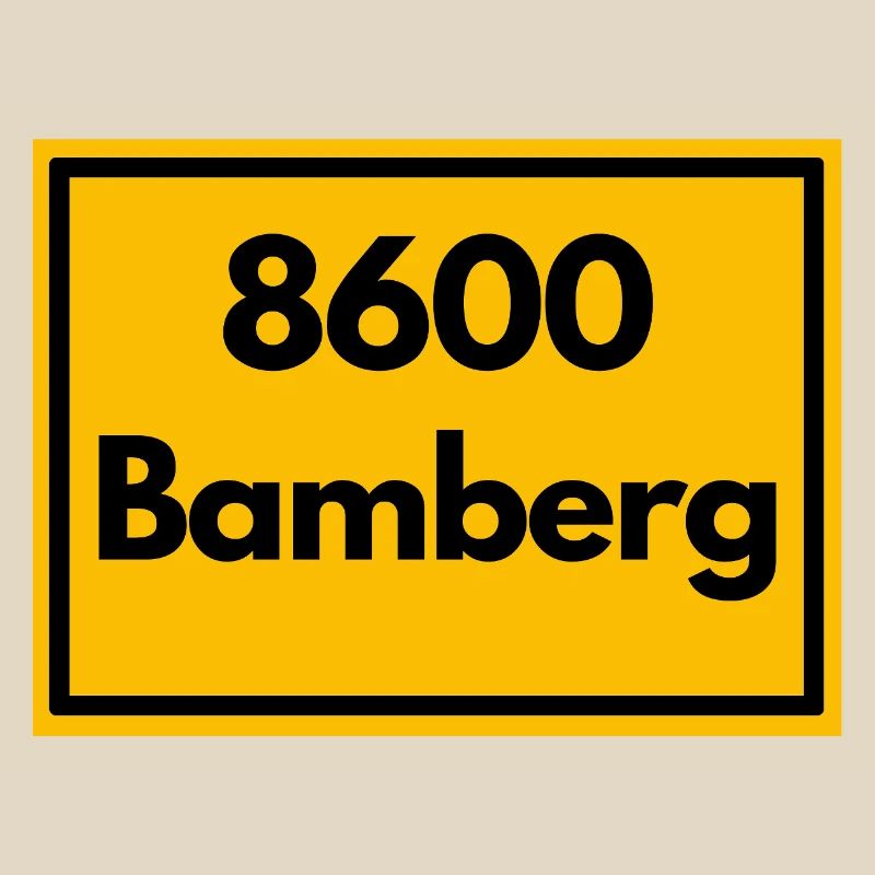 ANCIEN CODE POSTAL RETRO 8600 BAMBERG FRANKEN