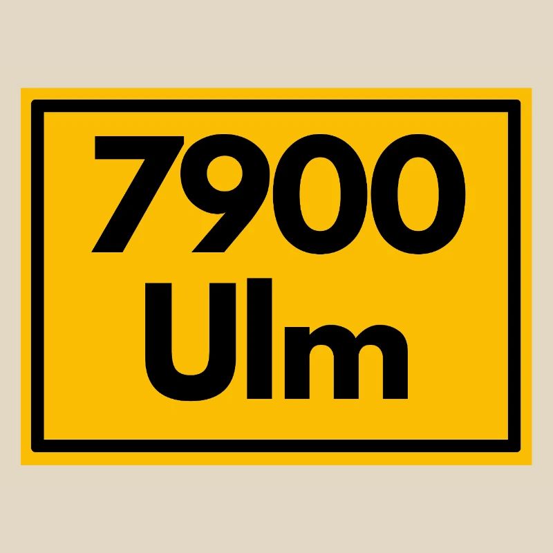 OLD POSTCODE POSTCODE RETRO 7900 ULM MÜNSTERSTADT