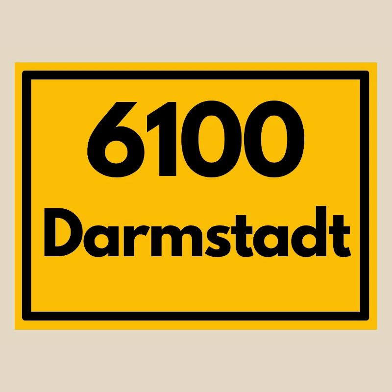 OLD POSTCODE POSTCODE RETRO 6100 DARMSTADT HESSEN