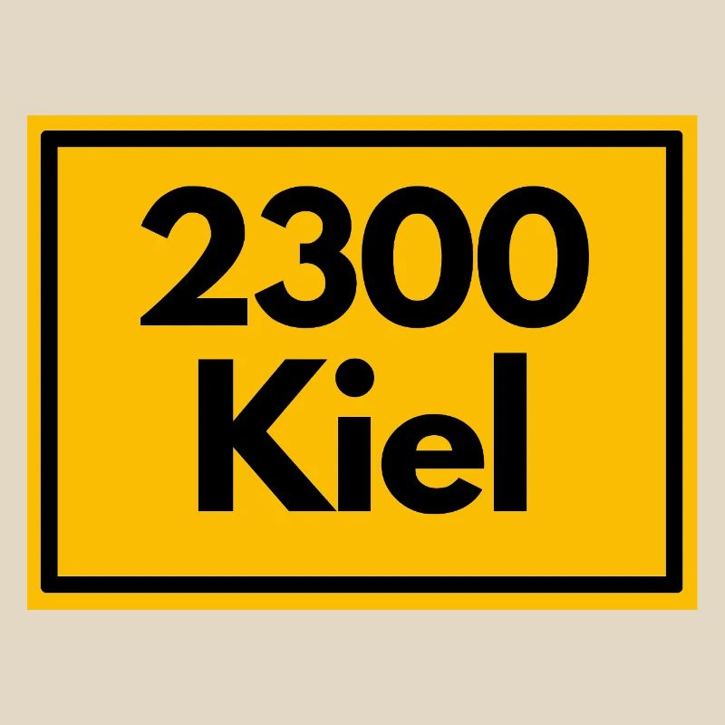 OLD POSTCODE ZIP CODE 2300 KIEL CITY BY THE SEA
