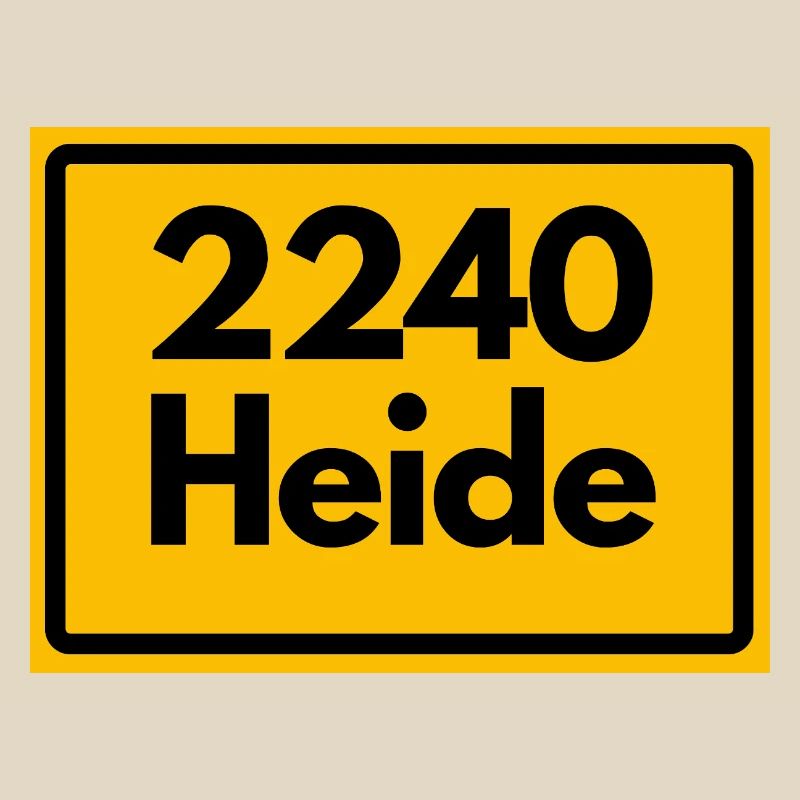 OLD POSTCODE POSTCODE RETRO 2240 HEIDE MARSHENLAND