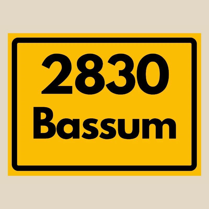 OLD POSTCODE POSTCODE RETRO 2830 BASSUM GEESTPERLE