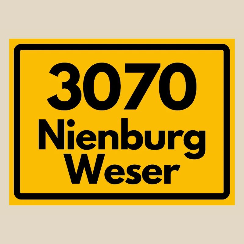 OLD POSTCODE POSTCODE RETRO 3070 NIENBURG WESER!