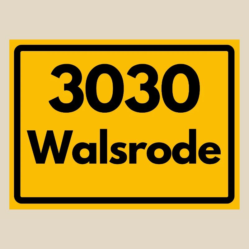 OLD POSTCODE POSTCODE RETRO 3030 WALSRODE VOGELW.