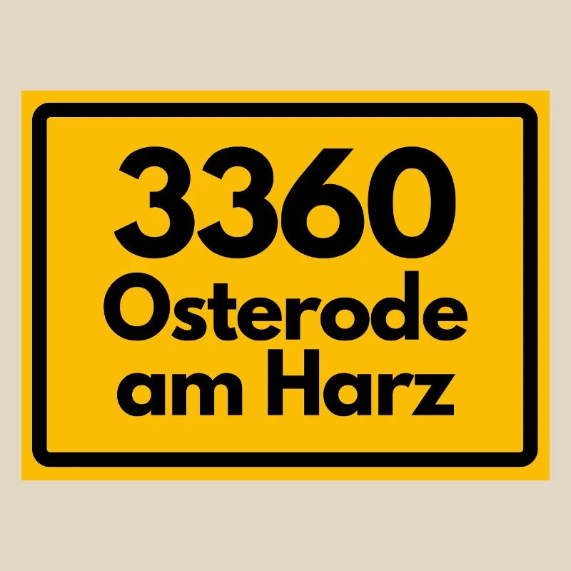 ANCIEN CODE POSTAL RETRO 3360 OSTERODE HARZ