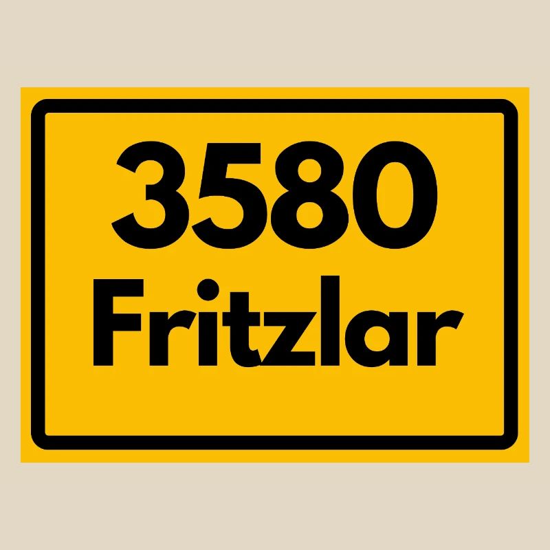 OLD POSTCODE POSTCODE RETRO 3580 FRITZLAR DOMFACH