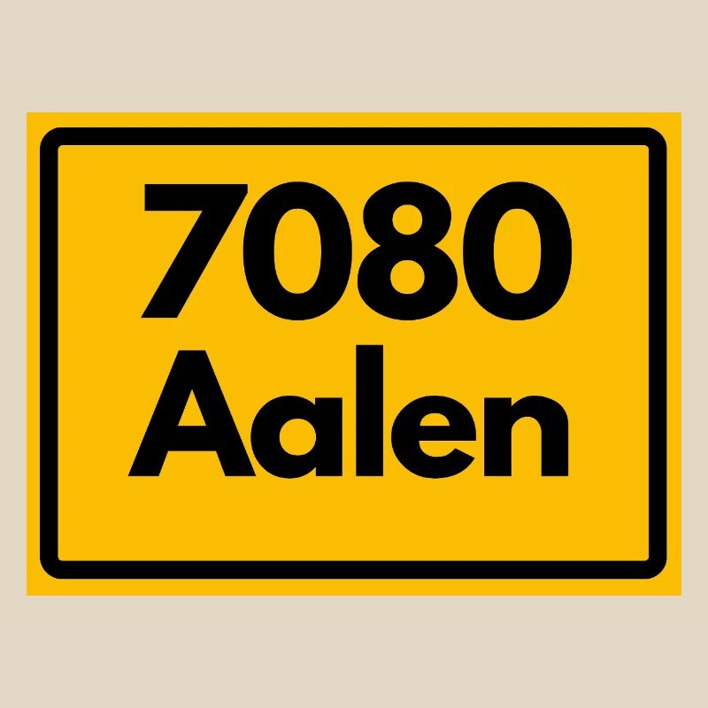 OLD POSTCODE ZIP CODE RETRO 7080 AALEN HEIMATSTOLZ