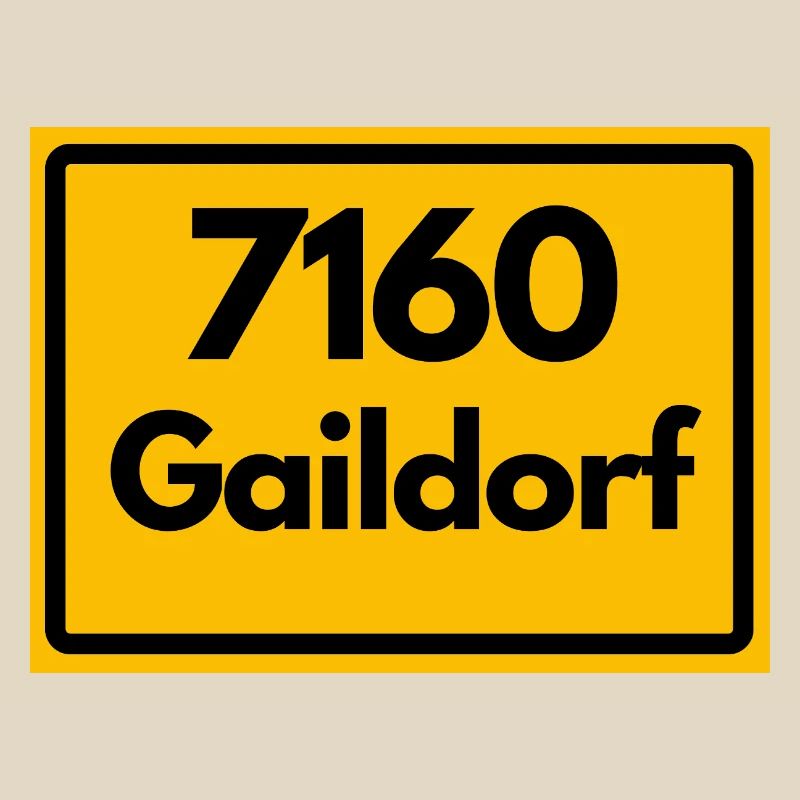 OLD POSTCODE POSTCODE RETRO 7160 GAILDORF HEIMAT