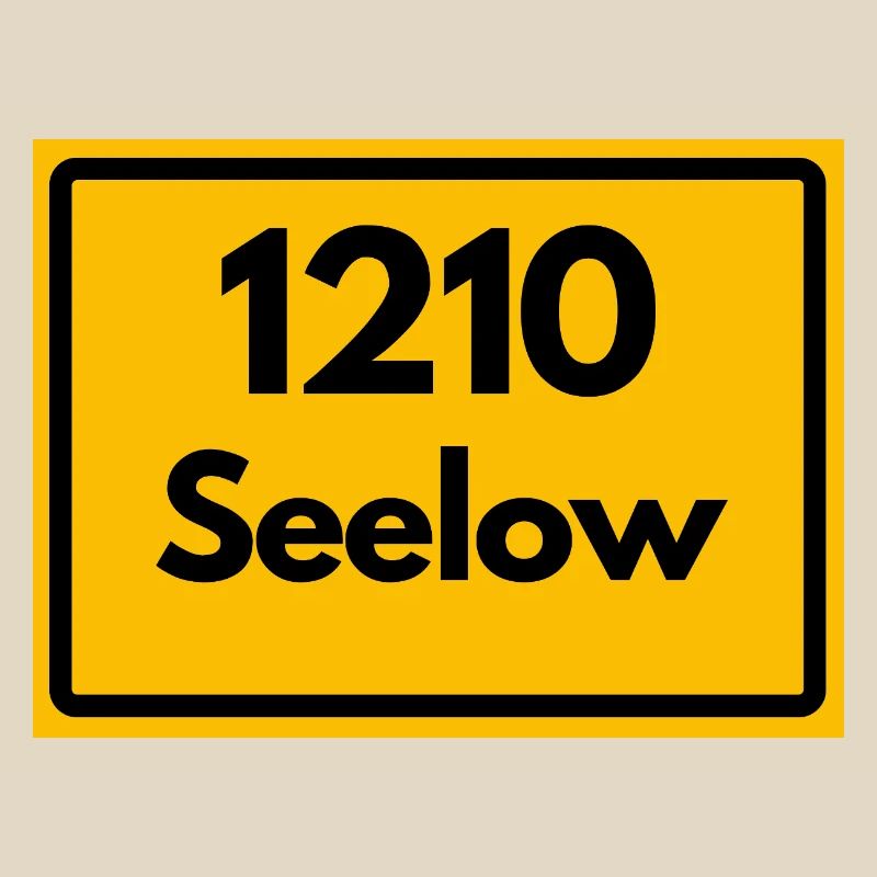 OLD POSTCODE POSTCODE RETRO 1210 SEELOW HEIMAT