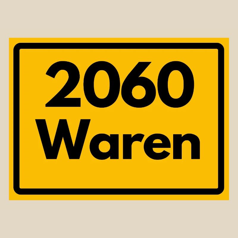 ANCIEN CODE POSTAL RÉTRO 2060 WAREN MÜRITZ