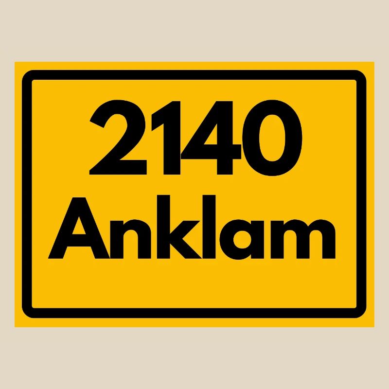 OLD POSTCODE POSTCODE RETRO 2140 ANKLAM HEIMAT
