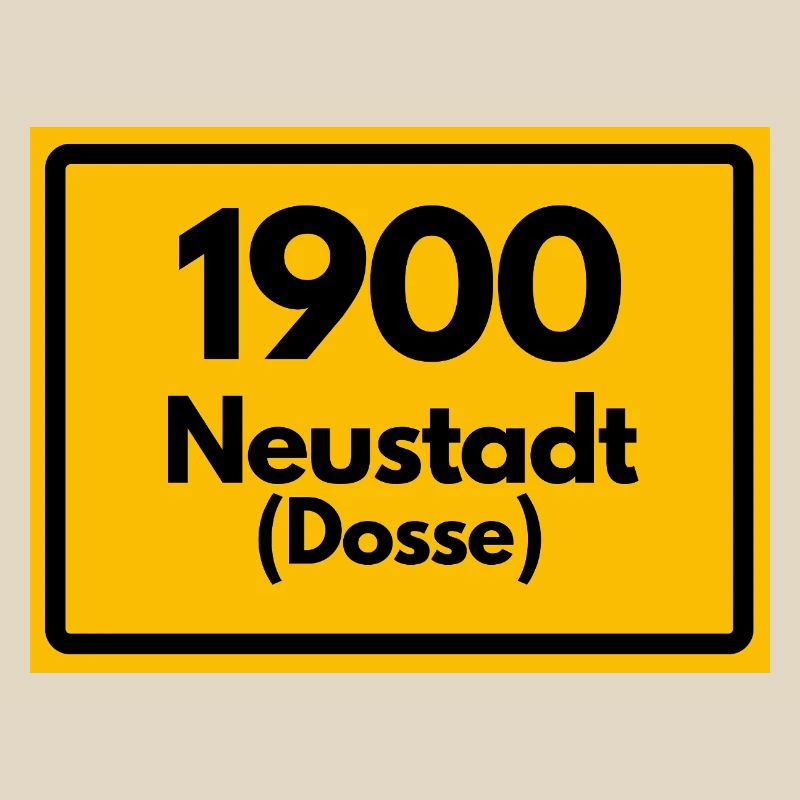OLD POSTCODE ZIP CODE RETRO 1900 NEUSTADT DOSSE
