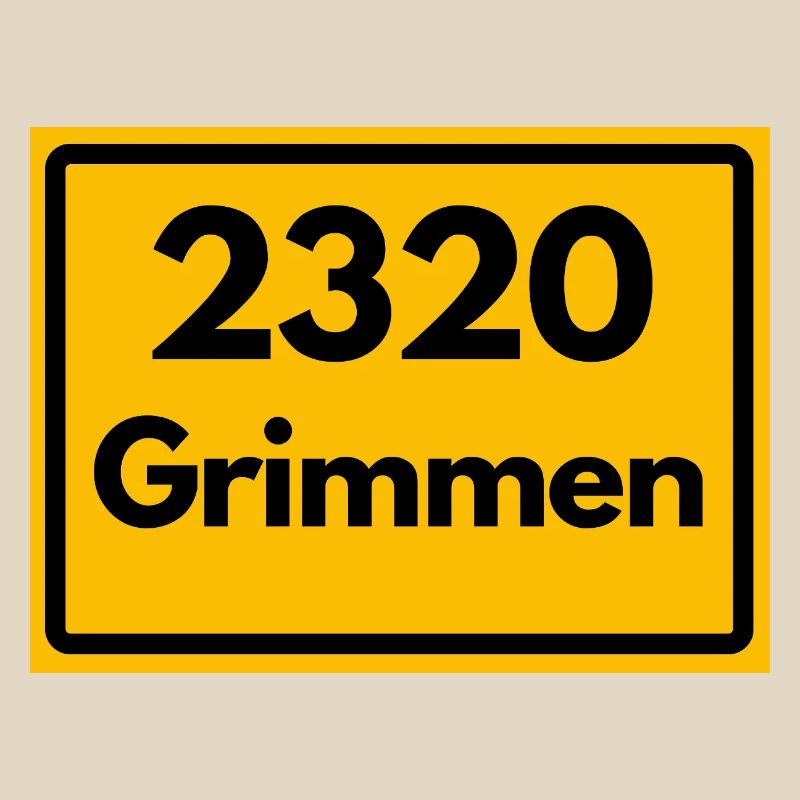ANCIEN CODE POSTAL RÉTRO 2320 GRIMMEN HEIMAT