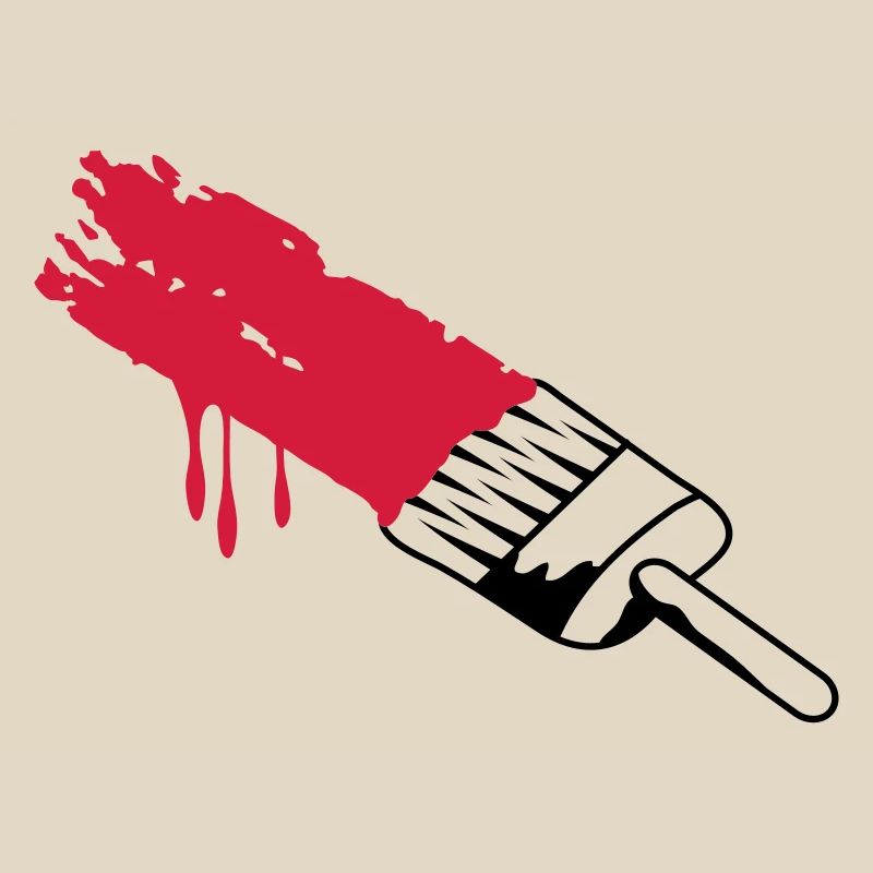 Une brosse avec des couleurs