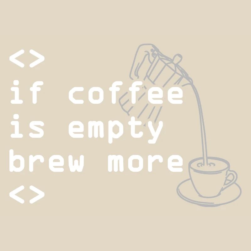 Coffee Code Saying More Brews