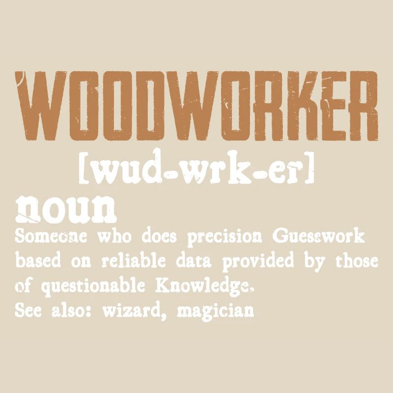 Rustic Woodworker Typo Design