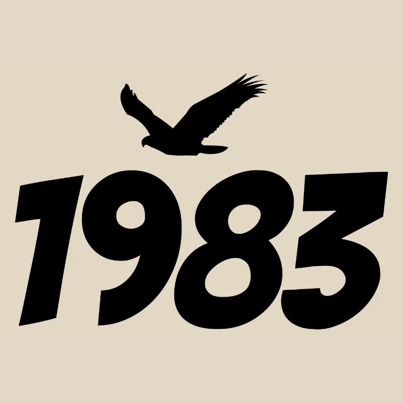 Graphisme Eagle vintage 1983