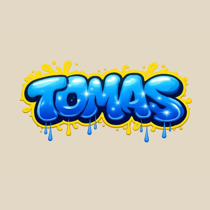 TOMAS GRAFFITI NAME FOR PERFECT GIFT PRINTABLE 