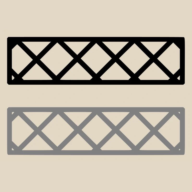 Fence Grid Pattern Frame