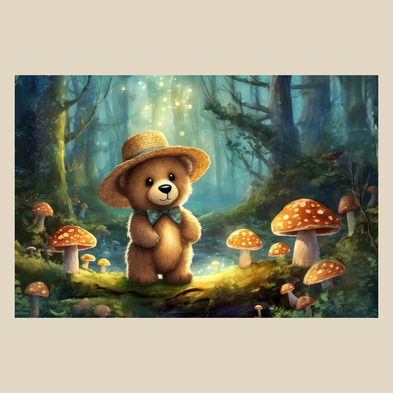 Teddy im Märchenwald 