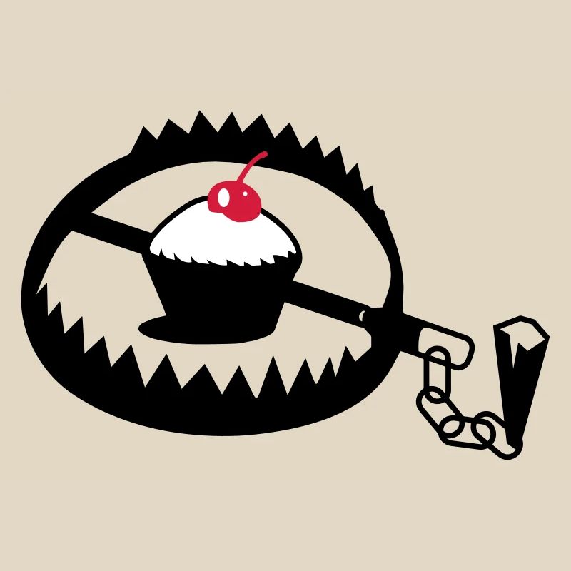 Pièges avec cupcakes