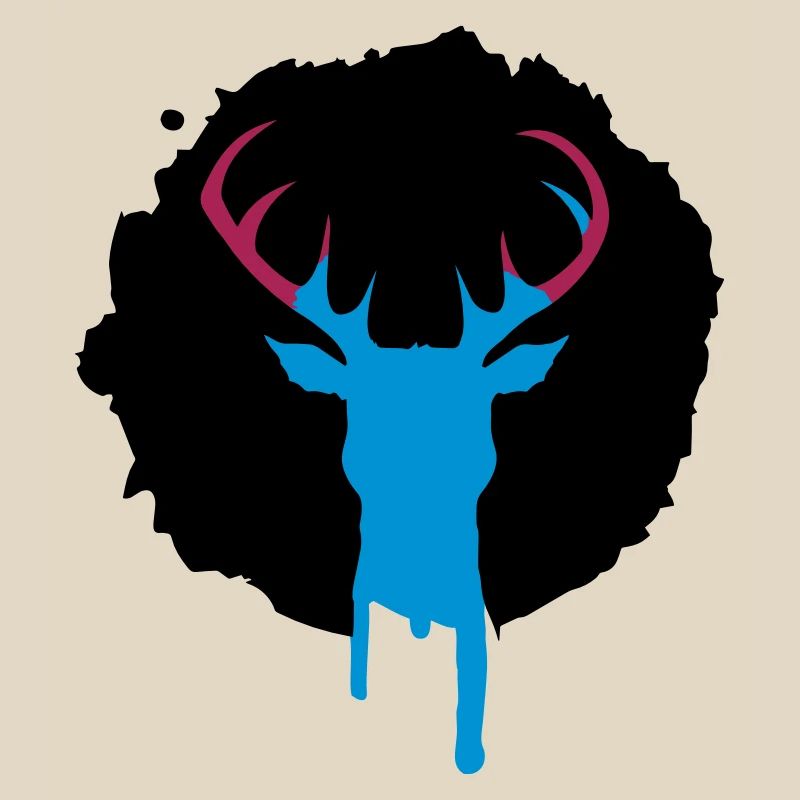 Patch de cerf graffiti