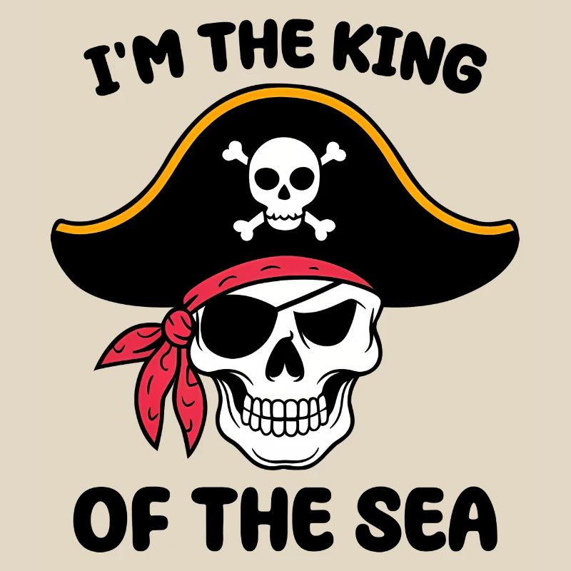 Crâne de pirate avec cache-œil