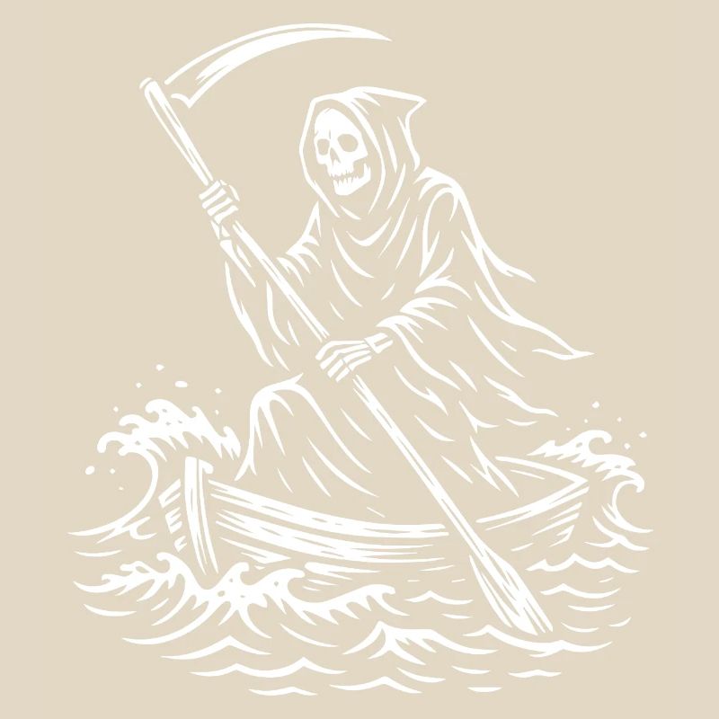 Conception de bateau Macabre Grim Reaper