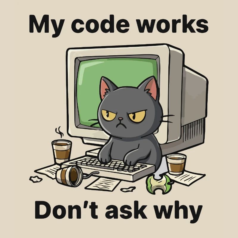 My code works Don't ask why