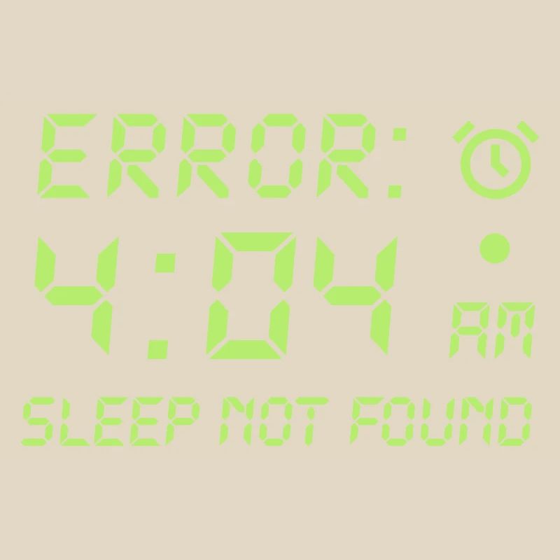 Error 404, sleep not found Programmierer Zocken