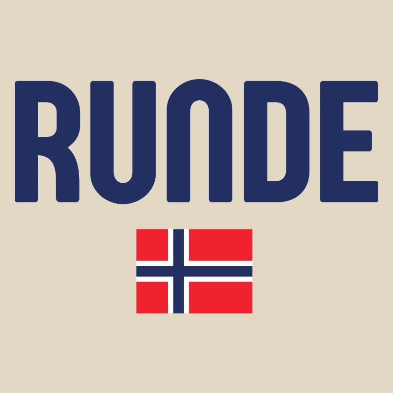 Drapeau de la Norvège de Runde