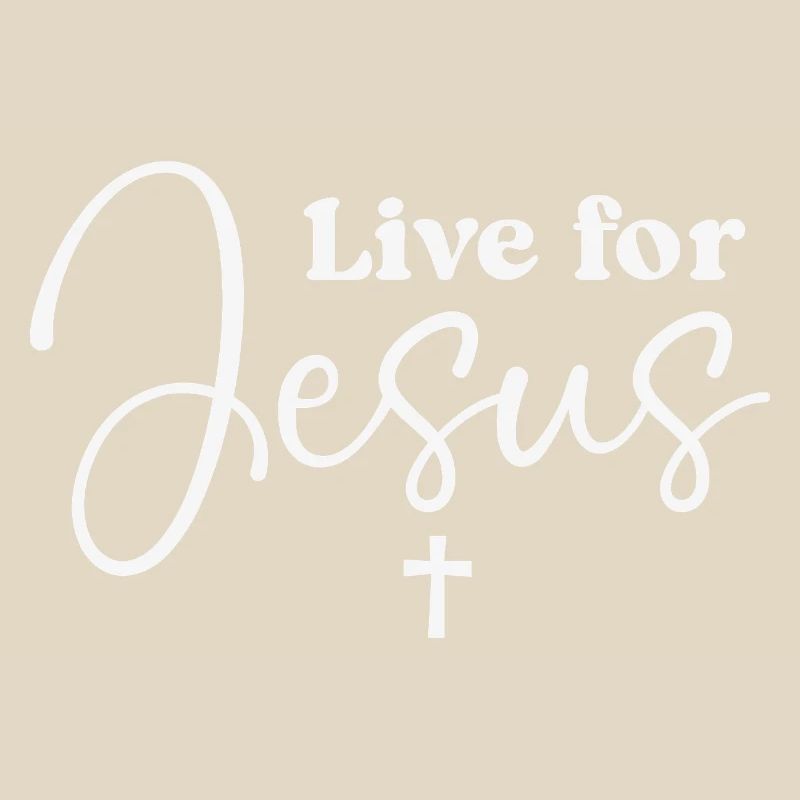 Live for Jesus Script Typografie