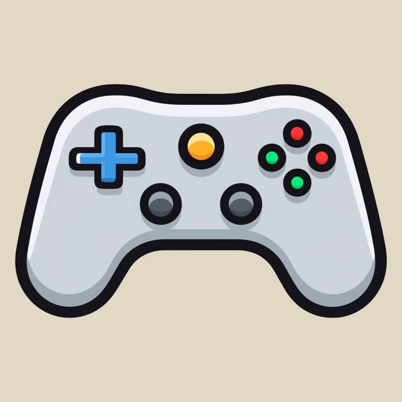 Gamepad Logo, Controller, Retro Console