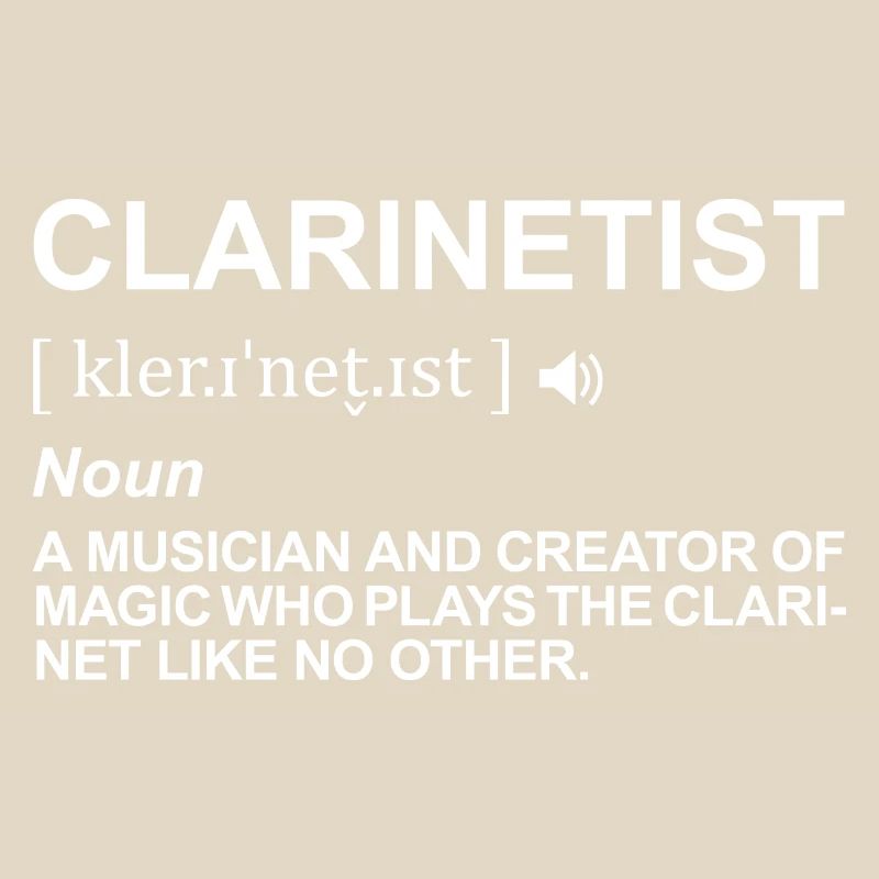 Clarinet player definition