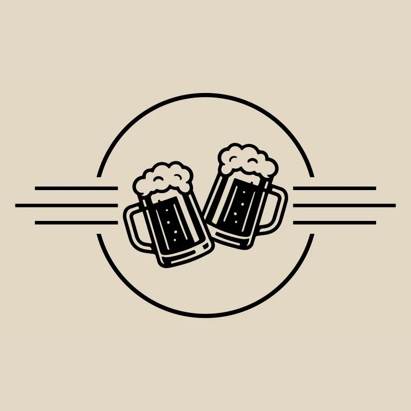 Bier Anstoßen Bierkrug